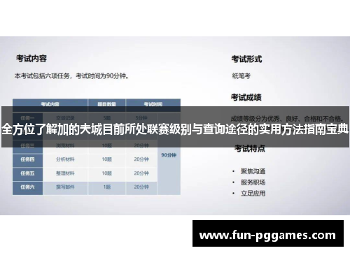 全方位了解加的夫城目前所处联赛级别与查询途径的实用方法指南宝典